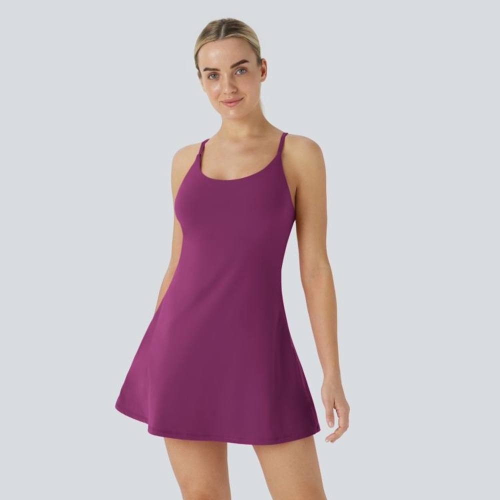 HALARA Softlyzero Plush Backless Active Dress - Size L